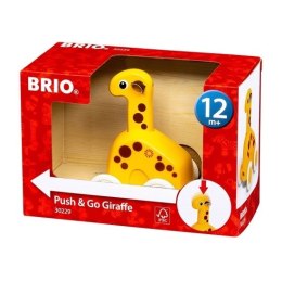 BRIO BRIO Drewniana Naciśnij i Jedź Żyrafa