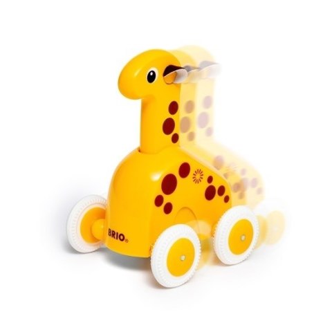 BRIO BRIO Drewniana Naciśnij i Jedź Żyrafa BRIO BRIO Drewniana Naciśnij i Jedź Żyrafa
