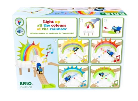 BRIO BRIO Moja Pierwsza Kolejka Świecąca Tęcza BRIO BRIO Moja Pierwsza Kolejka Świecąca Tęcza