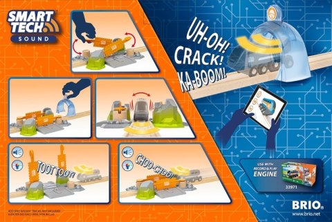 BRIO BRIO Smart Tech Zabawka Przejazd Kolejowy Uwaga Niebezpieczeństwo BRIO BRIO Smart Tech Zabawka Przejazd Kolejowy Uwaga Niebezpieczeństwo