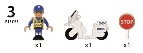 BRIO BRIO World Motocykl Policyjny BRIO BRIO World Motocykl Policyjny