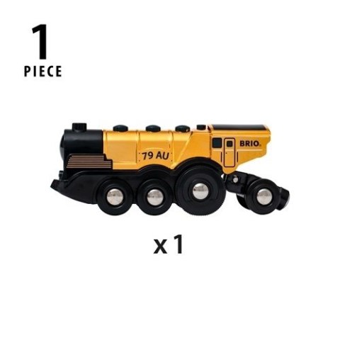 BRIO BRIO World Złota Lokomotywa Mighty Gold BRIO BRIO World Złota Lokomotywa Mighty Gold