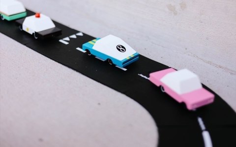 Candylab Candylab Samochód Drewniany Blue Racer Candylab Candylab Samochód Drewniany Blue Racer
