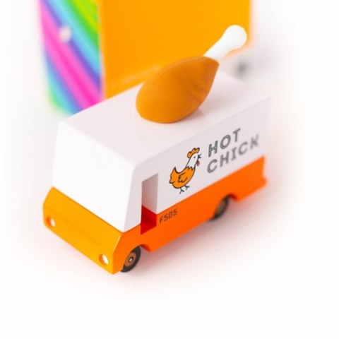 Candylab Candylab Samochód Drewniany Fried Chicken Van Candylab Candylab Samochód Drewniany Fried Chicken Van