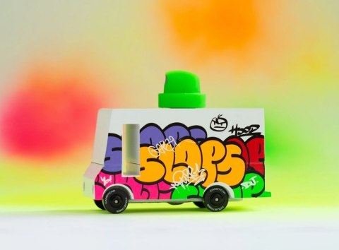 Candylab Candylab Samochód Drewniany Graffitti Van Candylab Candylab Samochód Drewniany Graffitti Van