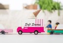 Candylab Candylab Samochód Drewniany Ice Cream Van