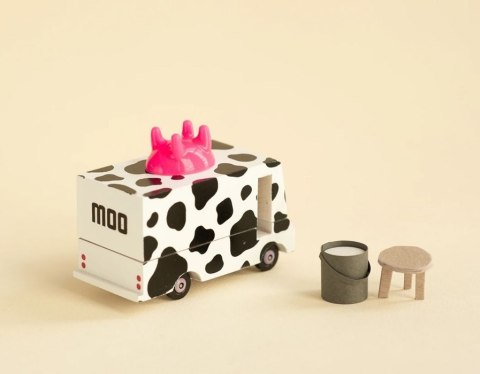 Candylab Candylab Samochód Drewniany Milk Van Candylab Candylab Samochód Drewniany Milk Van