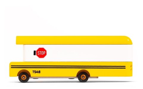 Candylab Candylab Samochód Drewniany School Bus Candylab Candylab Samochód Drewniany School Bus