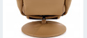 Halmar OPTIMA recliner fotel rozkładany beżowy materiał: eco skóra / PVC Halmar OPTIMA recliner fotel rozkładany beżowy materiał: eco skóra / PVC