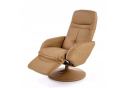 Halmar OPTIMA recliner fotel rozkładany beżowy materiał: eco skóra / PVC Halmar OPTIMA recliner fotel rozkładany beżowy materiał: eco skóra / PVC