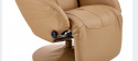 Halmar OPTIMA recliner fotel rozkładany beżowy materiał: eco skóra / PVC Halmar OPTIMA recliner fotel rozkładany beżowy materiał: eco skóra / PVC