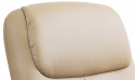 Halmar OPTIMA recliner fotel rozkładany beżowy materiał: eco skóra / PVC Halmar OPTIMA recliner fotel rozkładany beżowy materiał: eco skóra / PVC