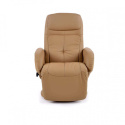 Halmar OPTIMA recliner fotel rozkładany beżowy materiał: eco skóra / PVC Halmar OPTIMA recliner fotel rozkładany beżowy materiał: eco skóra / PVC