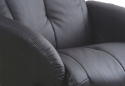 Halmar OPTIMA recliner fotel rozkładany czarny materiał: eco skóra / PVC Halmar OPTIMA recliner fotel rozkładany czarny materiał: eco skóra / PVC