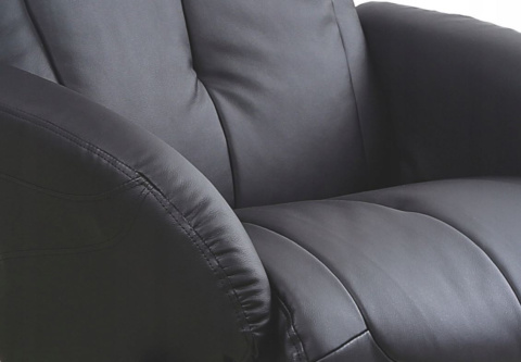 Halmar OPTIMA recliner fotel rozkładany czarny materiał: eco skóra / PVC Halmar OPTIMA recliner fotel rozkładany czarny materiał: eco skóra / PVC
