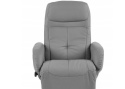 Halmar OPTIMA recliner fotel rozkładany popielaty materiał: eco skóra / PVC Halmar OPTIMA recliner fotel rozkładany popielaty materiał: eco skóra / PVC