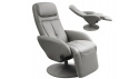Halmar OPTIMA recliner fotel rozkładany popielaty materiał: eco skóra / PVC Halmar OPTIMA recliner fotel rozkładany popielaty materiał: eco skóra / PVC