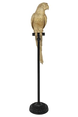 Kare Design KARE dekoracja stojąca PARROT 116 cm złota papuga żywica polimerowa podstawa stal