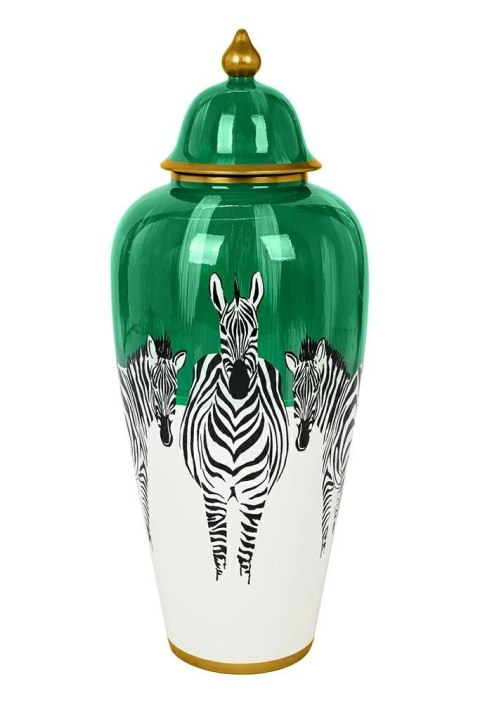 Kare Design KARE słoik dekoracyjny ZEBRAS 63cm Kare Design KARE słoik dekoracyjny ZEBRAS 63cm