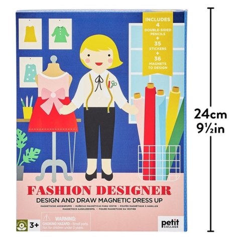 Petit Collage Petit Collage Magnetyczne Ubieranki Fashio Petit Collage Petit Collage Magnetyczne Ubieranki Fashio