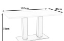 SIGNAL STÓŁ PROSTOKĄTNY SAURON LITY DĄB STELAŻ METAL CZARNY 120x80 SIGNAL STÓŁ PROSTOKĄTNY SAURON LITY DĄB STELAŻ METAL CZARNY 120x80