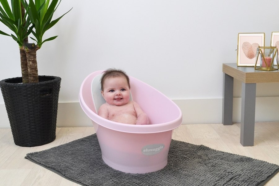 Shnuggle Shnuggle Wanienka dla Niemowlaka z Odpływem Baby Rose Shnuggle Shnuggle Wanienka dla Niemowlaka z Odpływem Baby Rose