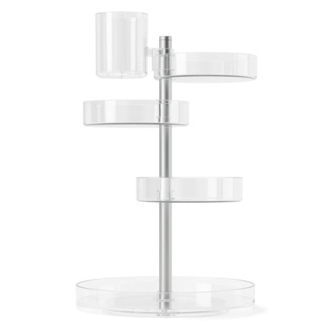 Umbra UMBRA organizer kosmetyczny PIROUETTE przezroczysty / niklowany Umbra UMBRA organizer kosmetyczny PIROUETTE przezroczysty / niklowany