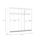 Forte ARYSTYDA ATDS92411-120 Szafa ubraniowa Forte ARYSTYDA ATDS92411-120 Szafa ubraniowa