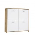 Forte BEST CHEST SQNK221-C804 Komoda, szafka półki, Dąb Artisan / Biały Forte BEST CHEST SQNK221-C804 Komoda, szafka półki, Dąb Artisan / Biały