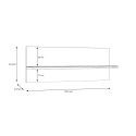 Forte TACJUS TXCB02-C605 Półka wisząca Forte TACJUS TXCB02-C605 Półka wisząca