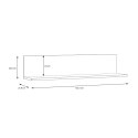 Forte TACJUS TXCB03-C605 Półka wisząca Forte TACJUS TXCB03-C605 Półka wisząca