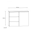Forte TACJUS TXCK224-C605 Komoda Forte TACJUS TXCK224-C605 Komoda