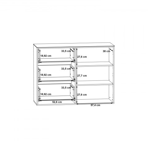Forte TACJUS TXCK224-C605 Komoda Forte TACJUS TXCK224-C605 Komoda