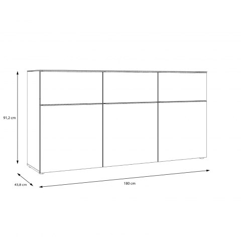 Forte TACJUS TXCK231-C605 Komoda Forte TACJUS TXCK231-C605 Komoda