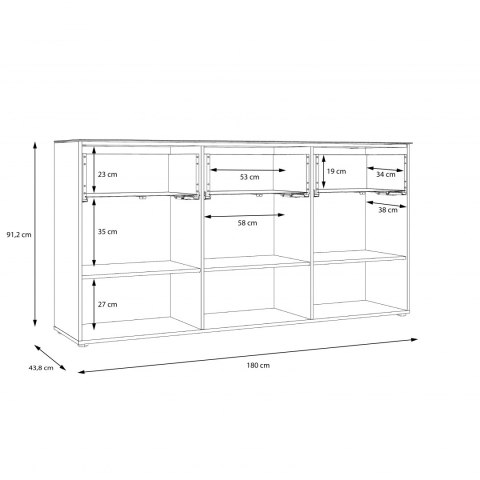 Forte TACJUS TXCK231-C605 Komoda Forte TACJUS TXCK231-C605 Komoda