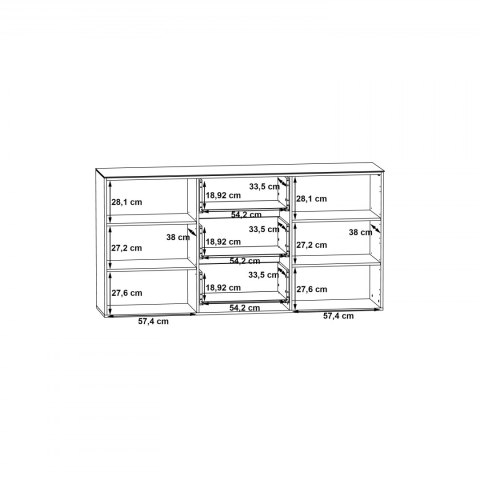 Forte TACJUS TXCK234-C605 Komoda Forte TACJUS TXCK234-C605 Komoda