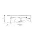 Forte TACJUS TXCT111-C605 Szafka RTV Forte TACJUS TXCT111-C605 Szafka RTV