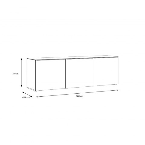 Forte TACJUS TXCT231-C605 Szafka RTV Forte TACJUS TXCT231-C605 Szafka RTV