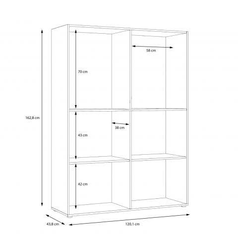 Forte TACJUS TXCV621-C605 Witryna Forte TACJUS TXCV621-C605 Witryna
