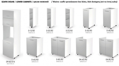 Halmar VENTO blat do szafek kuchennych 1010/28 mm biały Halmar VENTO blat do szafek kuchennych 1010/28 mm biały