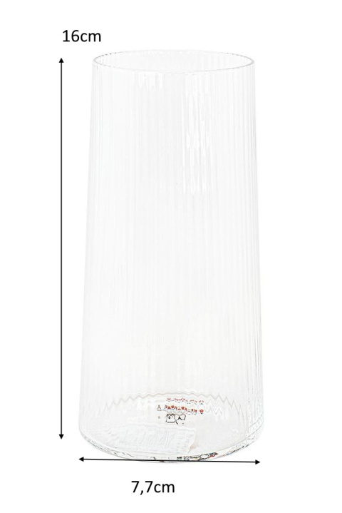 Kare Design KARE szklanka ISABEL 535ml transparentna szklana do soków drinków Kare Design KARE szklanka ISABEL 535ml transparentna szklana do soków drinków