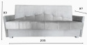 Markos Kanapa / Wersalka / Sofa INOX Markos Kanapa / Wersalka / Sofa INOX