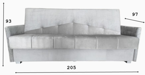 Markos Kanapa / Wersalka / Sofa INOX Markos Kanapa / Wersalka / Sofa INOX