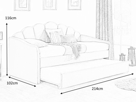 SIGNAL ŁÓŻKO BELLA POJEDYNCZE VELVET 90X200 SZARY BLUVEL 14 Z DODATKOWĄ POWIERZCHNIĄ DO SPANIA SIGNAL ŁÓŻKO BELLA POJEDYNCZE VELVET 90X200 SZARY BLUVEL 14 Z DODATKOWĄ POWIERZCHNIĄ DO SPANIA