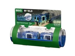 BRIO BRIO Metro Świecące w Ciemności z Tunelem