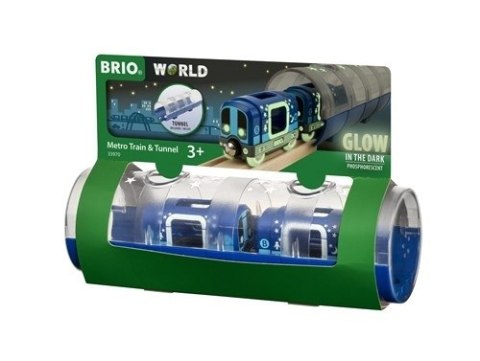 BRIO BRIO Metro Świecące w Ciemności z Tunelem BRIO BRIO Metro Świecące w Ciemności z Tunelem