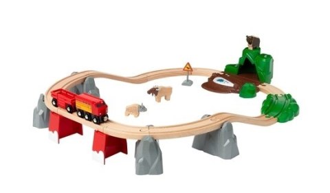 BRIO BRIO World Kolejka ze Zwierzętami Nordic