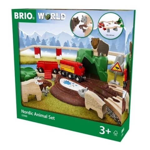 BRIO BRIO World Kolejka ze Zwierzętami Nordic BRIO BRIO World Kolejka ze Zwierzętami Nordic
