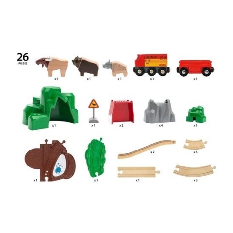 BRIO BRIO World Kolejka ze Zwierzętami Nordic BRIO BRIO World Kolejka ze Zwierzętami Nordic