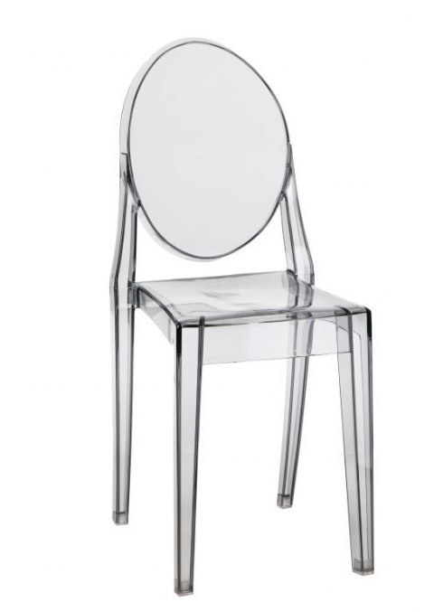D2.DESIGN Krzesło Viki szary transparentny tworzywo eleganckie stabilne i wygodne D2.DESIGN Krzesło Viki szary transparentny tworzywo eleganckie stabilne i wygodne